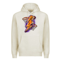 Oatmeal Heather basketball lightning bolt Premium Hoodie - Zillion Design Studio