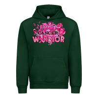 Forest Green breast cancer warrior Urban Hoodie - RanaPortraitStore