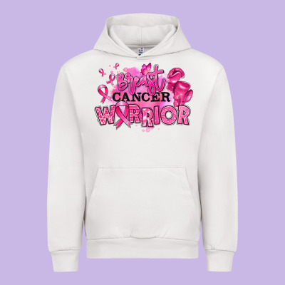 Urban Hoodie breast cancer warrior