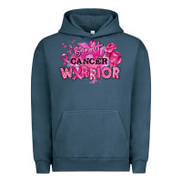 Pigment Midnight Navy breast cancer warrior Urban Hoodie - RanaPortraitStore