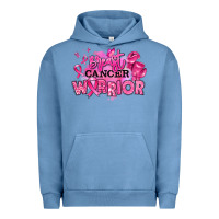 Pigment Pebble Blue breast cancer warrior Urban Hoodie - RanaPortraitStore