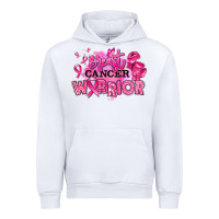White breast cancer warrior Urban Hoodie - RanaPortraitStore