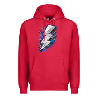 Cardinal volleyball lightning bolt Premium Hoodie - Zillion Design Studio