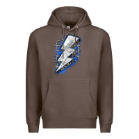 Coffee volleyball lightning bolt Premium Hoodie - Zillion Design Studio