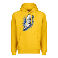 Lemon volleyball lightning bolt Premium Hoodie - Zillion Design Studio
