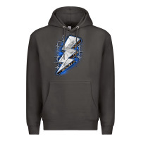 Smoke volleyball lightning bolt Premium Hoodie - Zillion Design Studio