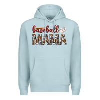 Blue Mist baseball mama Premium Hoodie - texasbilliewilder