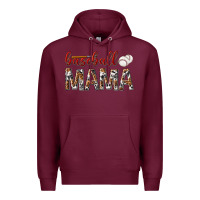 Burgundy baseball mama Premium Hoodie - texasbilliewilder