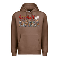 Chestnut baseball mama Premium Hoodie - texasbilliewilder
