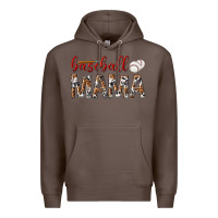 Coffee baseball mama Premium Hoodie - texasbilliewilder