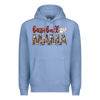 Colony Blue baseball mama Premium Hoodie - texasbilliewilder