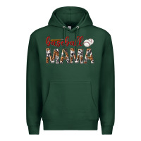 Sports Green baseball mama Premium Hoodie - texasbilliewilder