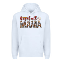 White baseball mama Premium Hoodie - texasbilliewilder