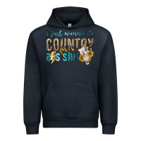 Navy i just wanna do country Urban Hoodie - texasbilliewilder