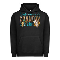 Pigment Black i just wanna do country Urban Hoodie - texasbilliewilder