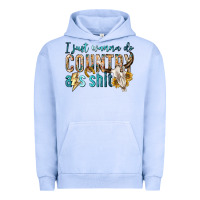 Pigment Grape Ice i just wanna do country Urban Hoodie - texasbilliewilder