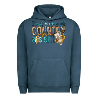 Pigment Midnight Navy i just wanna do country Urban Hoodie - texasbilliewilder