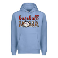 Colony Blue baseball mama with leopard Premium Hoodie - texasbilliewilder