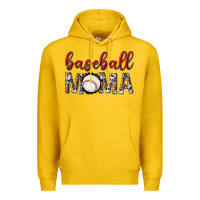 Lemon baseball mama with leopard Premium Hoodie - texasbilliewilder