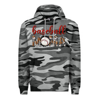 Slate Camo baseball mama with leopard Premium Hoodie - texasbilliewilder