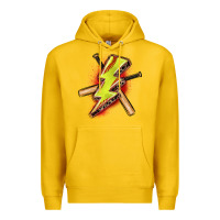 Lemon softball lightning bolt Premium Hoodie - Zillion Design Studio