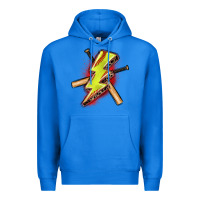 True Royal softball lightning bolt Premium Hoodie - Zillion Design Studio
