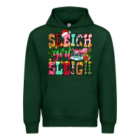 Forest Green sleigh girl sleigh Urban Hoodie - Zillion Design Studio