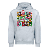 Heather Grey sleigh girl sleigh Urban Hoodie - Zillion Design Studio