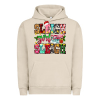 Pigment French Oak sleigh girl sleigh Urban Hoodie - Zillion Design Studio