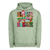 Pigment Oil Green sleigh girl sleigh Urban Hoodie - Zillion Design Studio