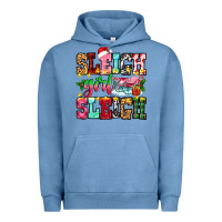 Pigment Pebble Blue sleigh girl sleigh Urban Hoodie - Zillion Design Studio