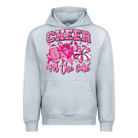 Heather Grey cheer for the cure american football Urban Hoodie - RanaPortraitStore