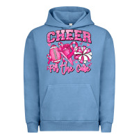 Pigment Pebble Blue cheer for the cure american football Urban Hoodie - RanaPortraitStore