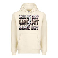 Tofu game day game day volleyball lightning bolt Premium Hoodie - Zillion Design Studio