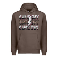 Coffee game day game day volleyball lightning bolt Premium Hoodie - Zillion Design Studio