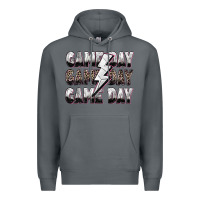 Rock game day game day volleyball lightning bolt Premium Hoodie - Zillion Design Studio