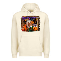 Sandshell longhorn cow halloween Premium Hoodie - RanaPortraitStore