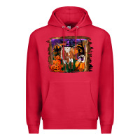 Cardinal longhorn cow halloween Premium Hoodie - RanaPortraitStore