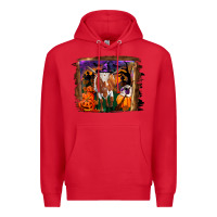 Red longhorn cow halloween Premium Hoodie - RanaPortraitStore