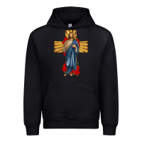 Black jesus christ cross Urban Hoodie - texasbilliewilder