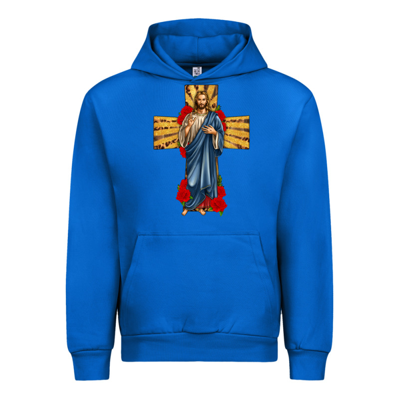 Jesus Christ Cross Urban Hoodie by texasbilliewilder | Teevron