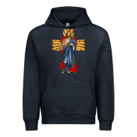 Navy jesus christ cross Urban Hoodie - texasbilliewilder