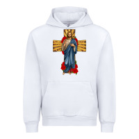 White jesus christ cross Urban Hoodie - texasbilliewilder
