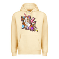 Pina Colada Louisiana Map Easter Bunny And Cross Premium Hoodie - RanaPortraitStore