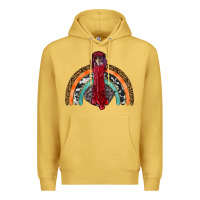 Antique Gold thanksgiving turkey rainbow Premium Hoodie - RanaPortraitStore