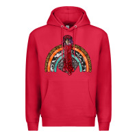Cardinal thanksgiving turkey rainbow Premium Hoodie - RanaPortraitStore