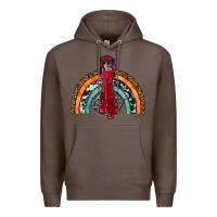Coffee thanksgiving turkey rainbow Premium Hoodie - RanaPortraitStore