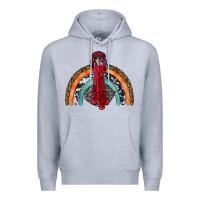 Heather Grey thanksgiving turkey rainbow Premium Hoodie - RanaPortraitStore