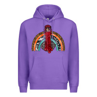 Purple thanksgiving turkey rainbow Premium Hoodie - RanaPortraitStore