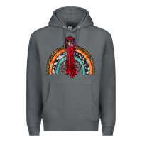 Rock thanksgiving turkey rainbow Premium Hoodie - RanaPortraitStore